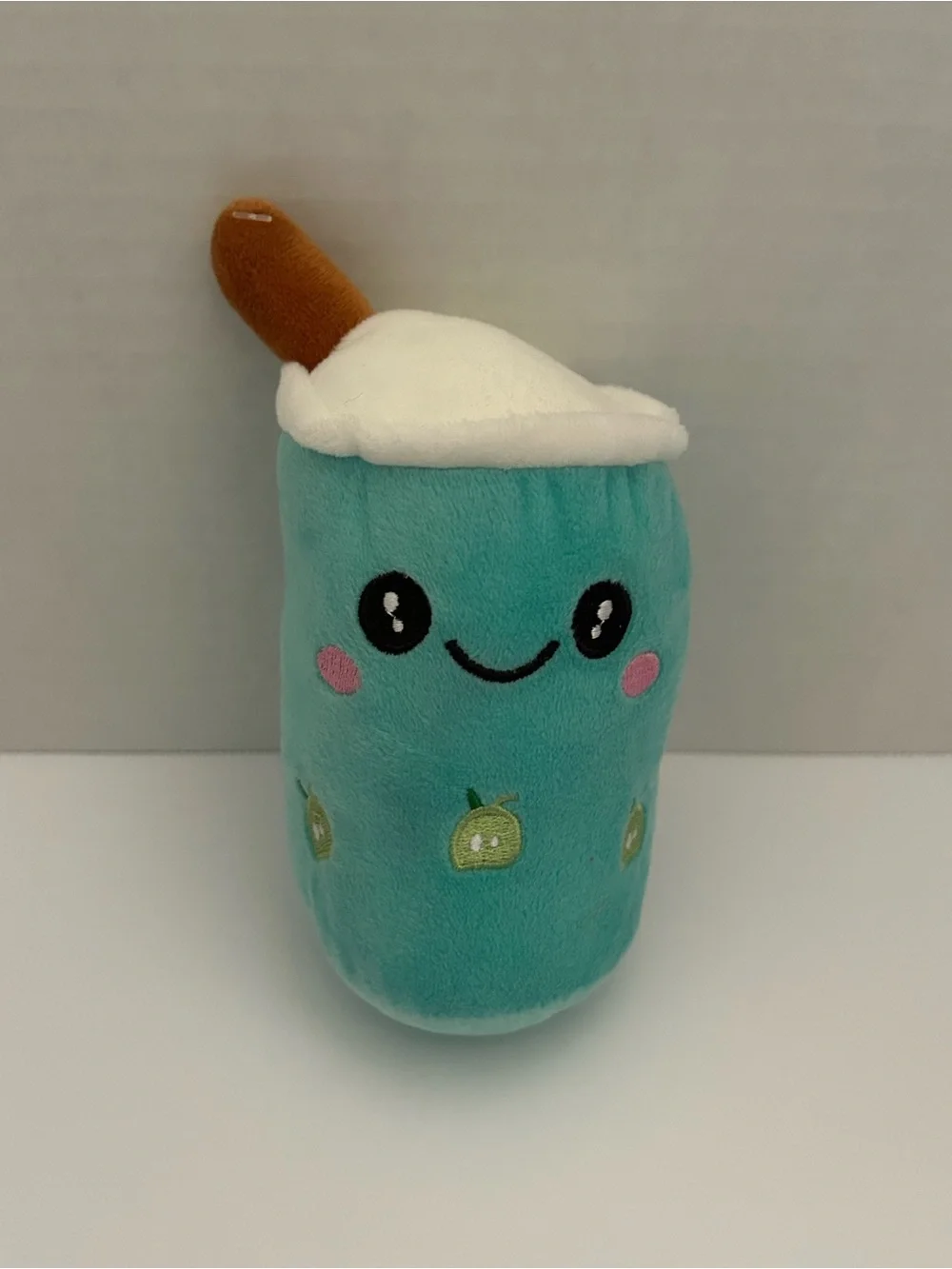 Fiesta 14” Plush Boba Milk Tea Cup ~Mint Green Plushie Stuffie Tea Asian Good